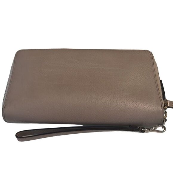 Kate Spade Wellesley Taupe Multiple Slots and Pockets Zip Around Long Wallet - Picture 11 of 13
